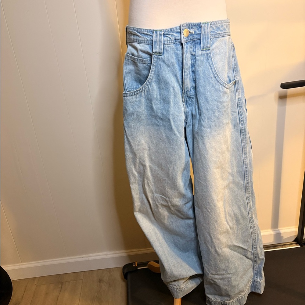 Light Blue Men's Cargo Pants - Relaxed Cargo Style